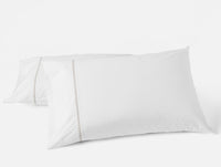 Floret Embroidered Organic Pillowcases - Coyuchi 