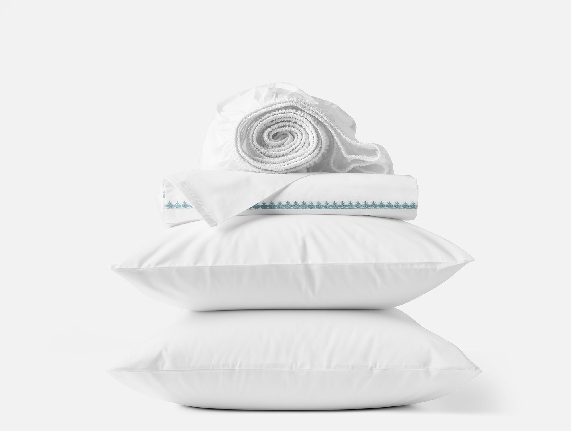 Floret Embroidered Organic Sheet Set - Coyuchi 