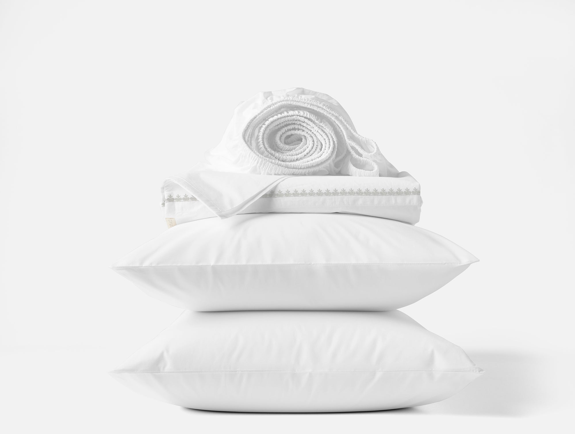 Floret Embroidered Organic Sheet Set - Coyuchi 