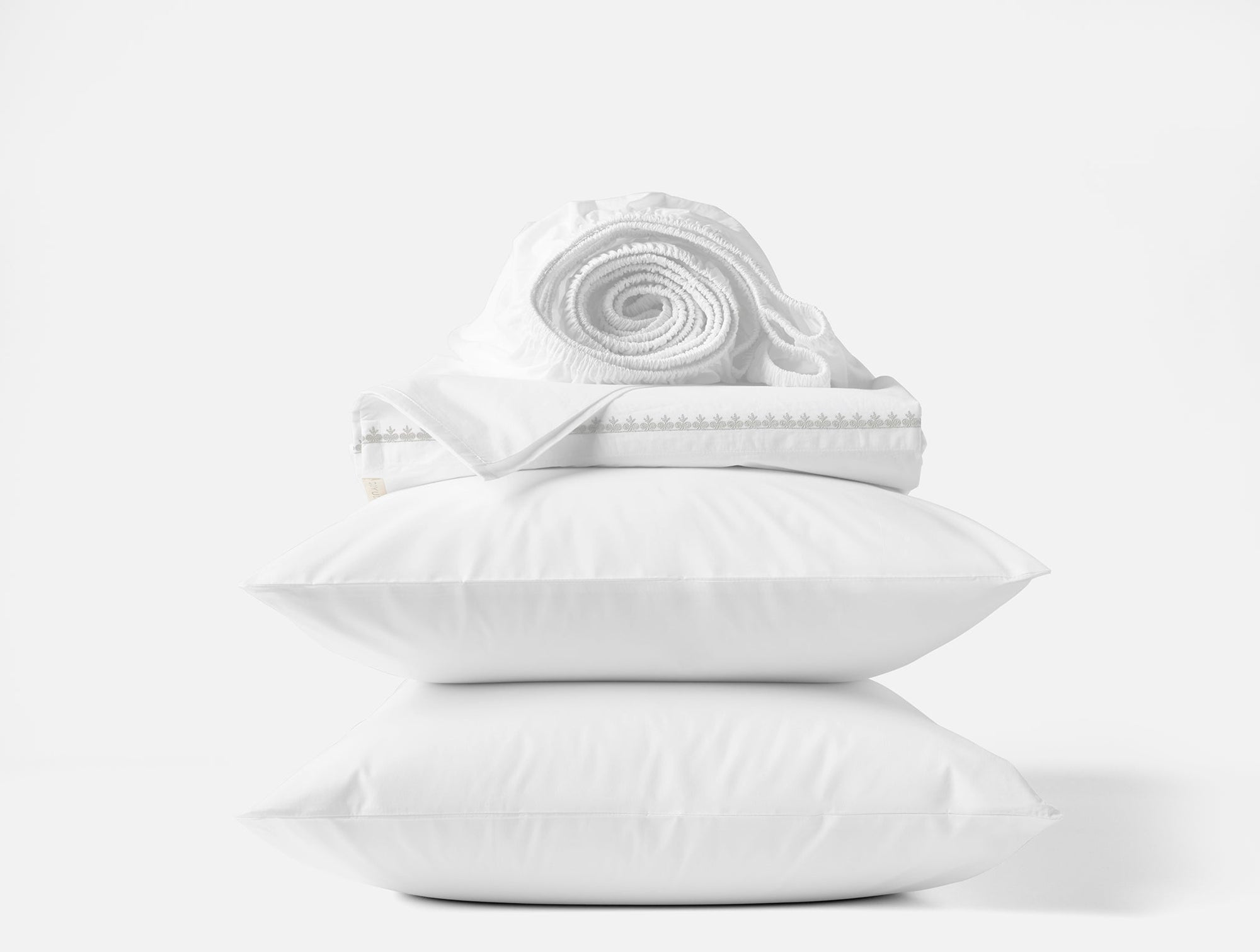Floret Embroidered Organic Sheet Set - Coyuchi 
