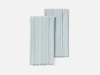 Fringe Stripe Organic Hand Towel, Set Of 2 - Coyuchi 