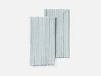 Fringe Stripe Organic Hand Towel, Set Of 2 - Coyuchi 