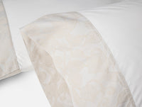 Heritage Organic Jacquard Border Pillowcases - Coyuchi 