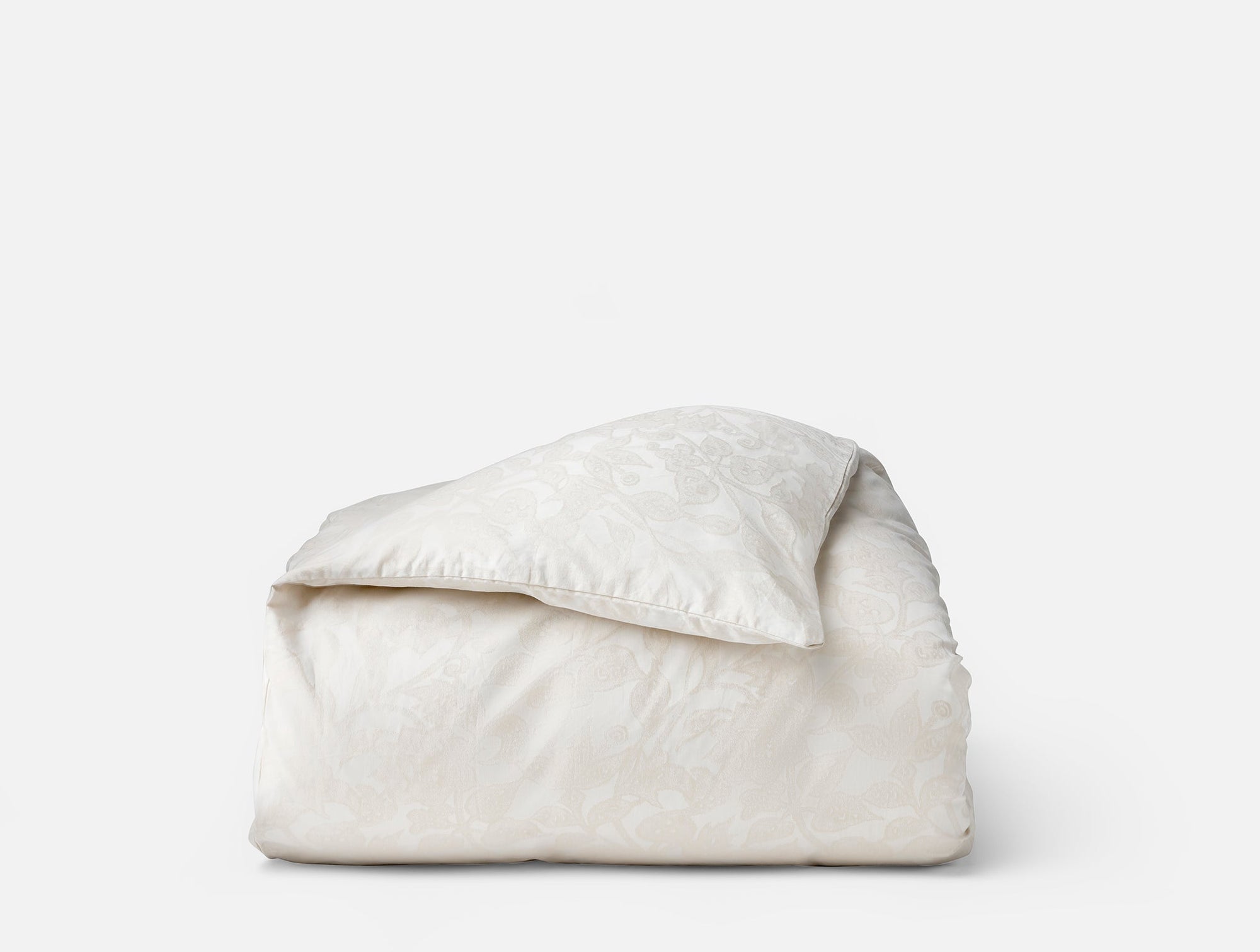 Heritage Organic Jacquard Duvet Cover - Coyuchi 
