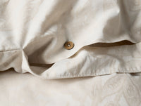 Heritage Organic Jacquard Duvet Cover - Coyuchi 