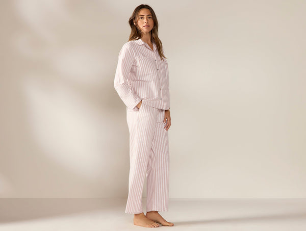 Women's Isla Organic Cotton Long Sleeve Pajama Set  Coyuchi