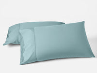 Lattice Organic Percale Pillowcases - Coyuchi 