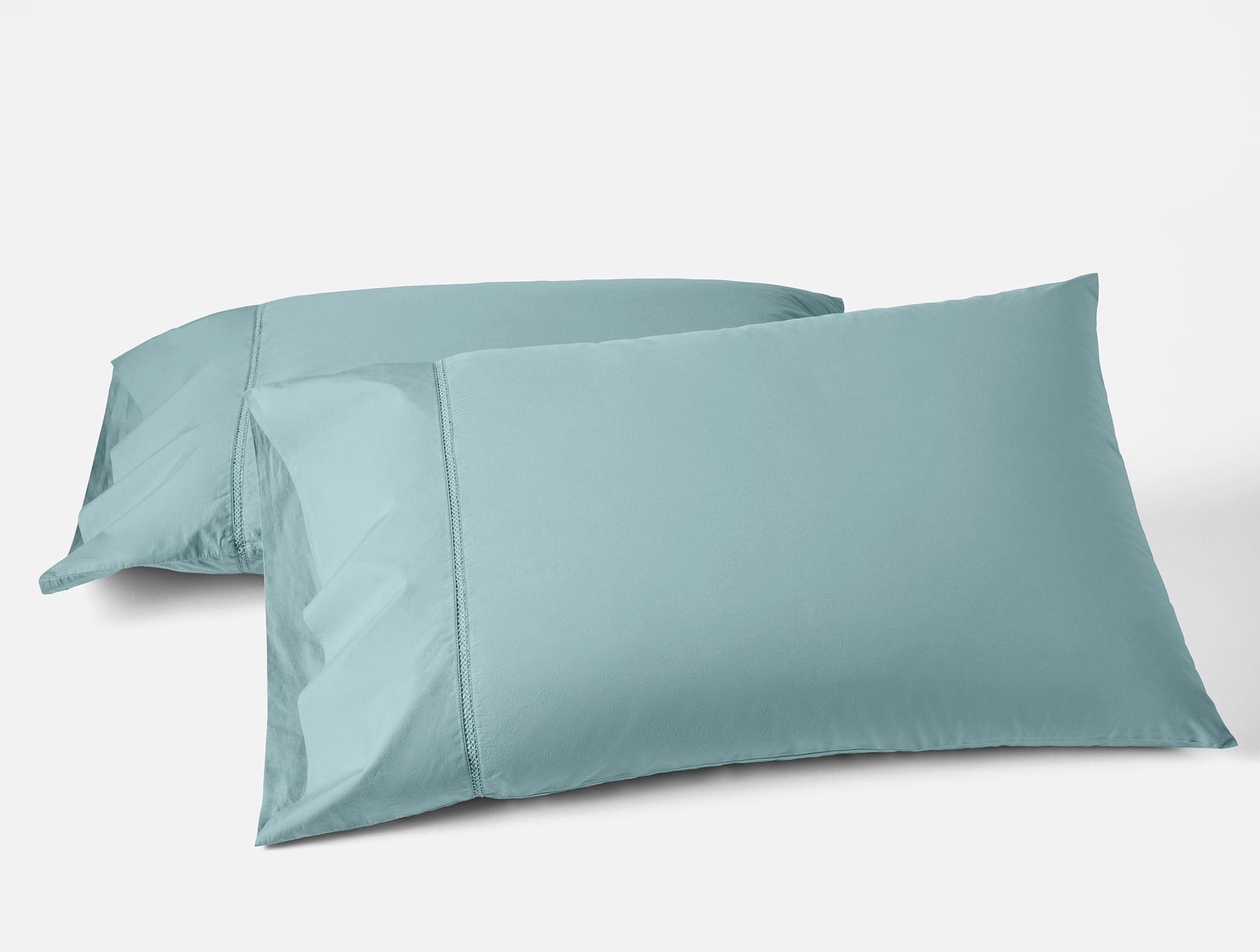 Lattice Organic Percale Pillowcases - Coyuchi 