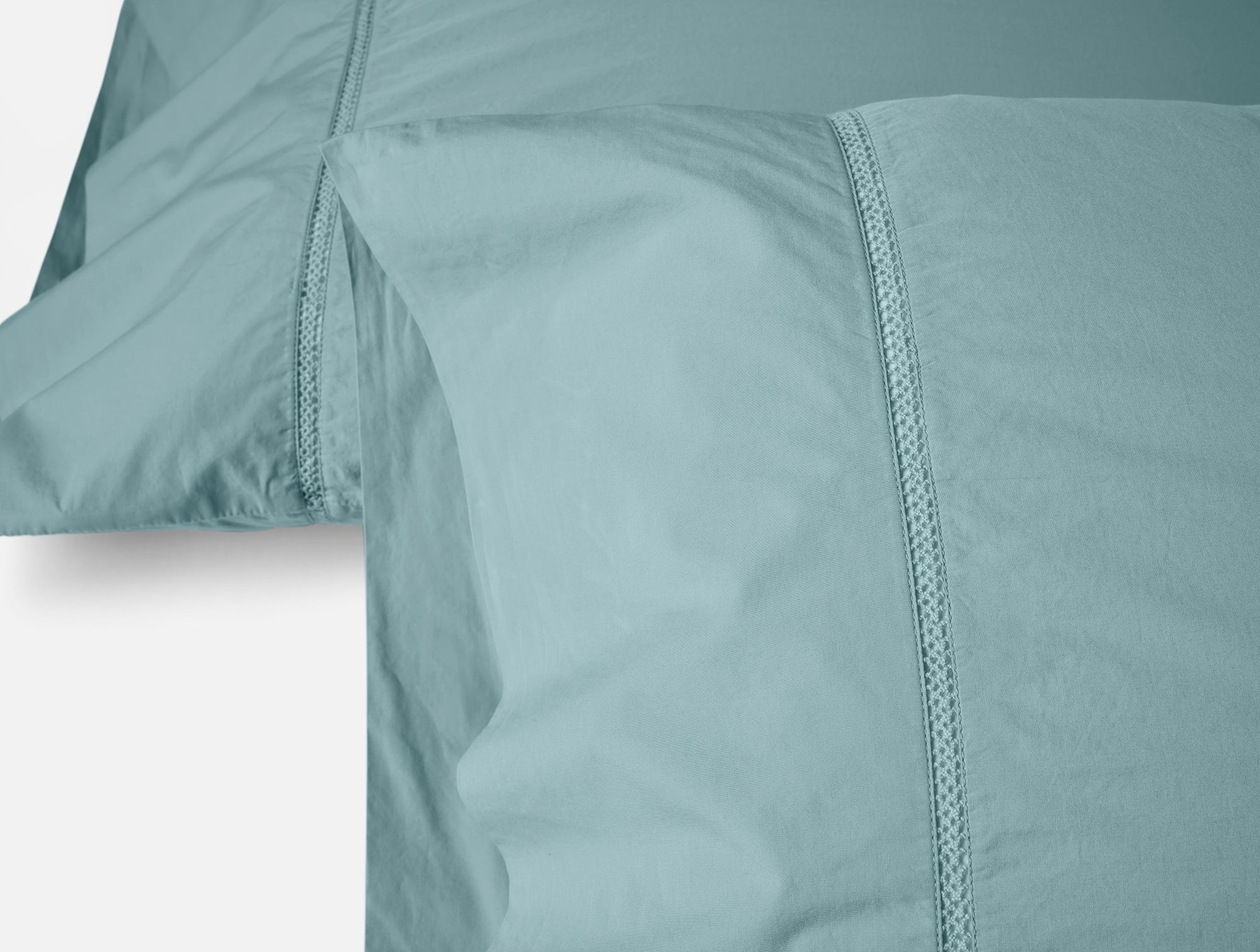 Lattice Organic Percale Sheet Set - Coyuchi 