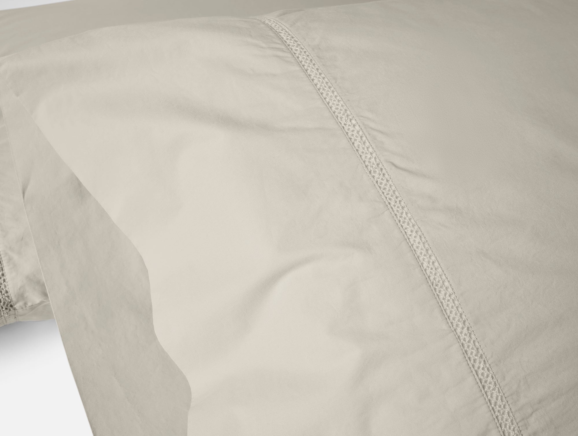 Lattice Organic Percale Sheet Set - Coyuchi 
