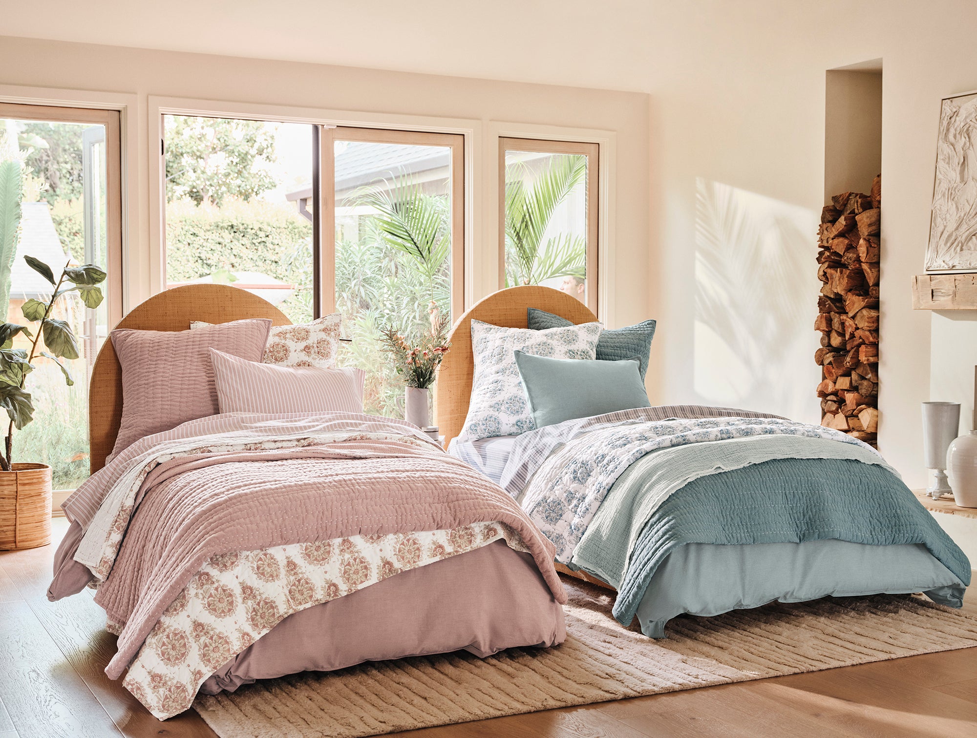 Organic Crinkled Percale™ Duvet Cover - Coyuchi 