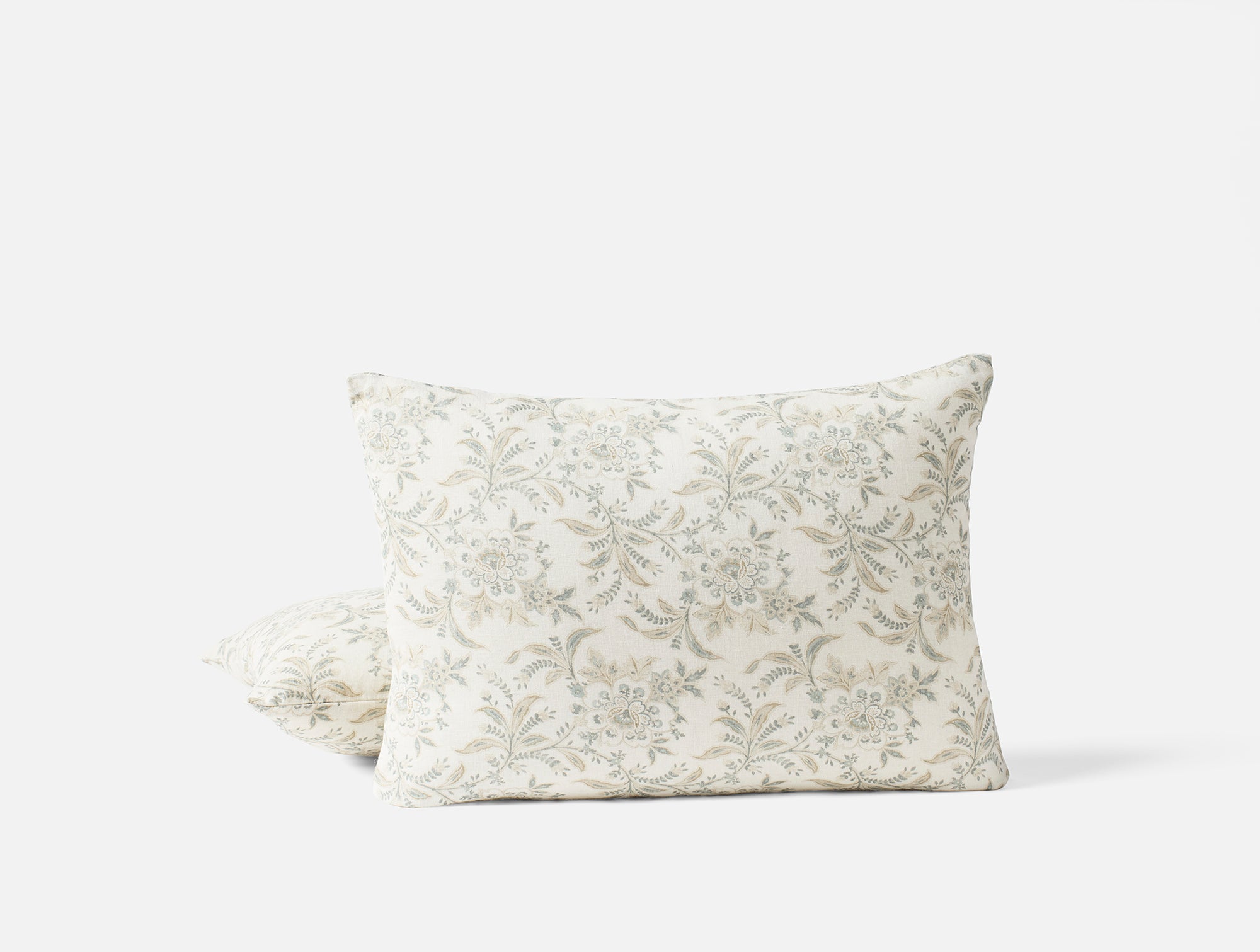Marguerite Organic Print Decorative Pillow Cover - Coyuchi 