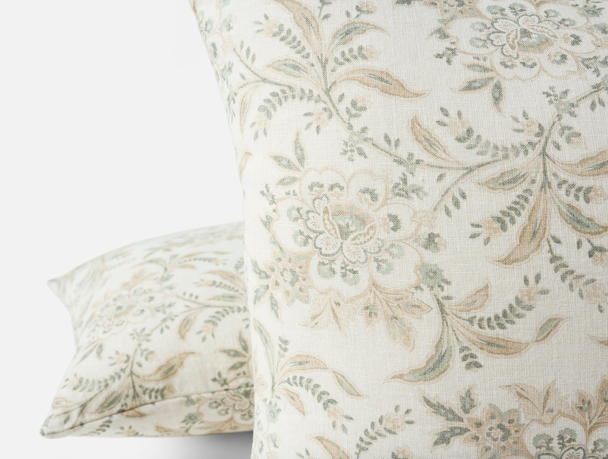 Marguerite Organic Print Decorative Pillow Cover - Coyuchi 