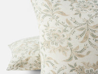 Marguerite Organic Print Decorative Pillow Cover - Coyuchi 