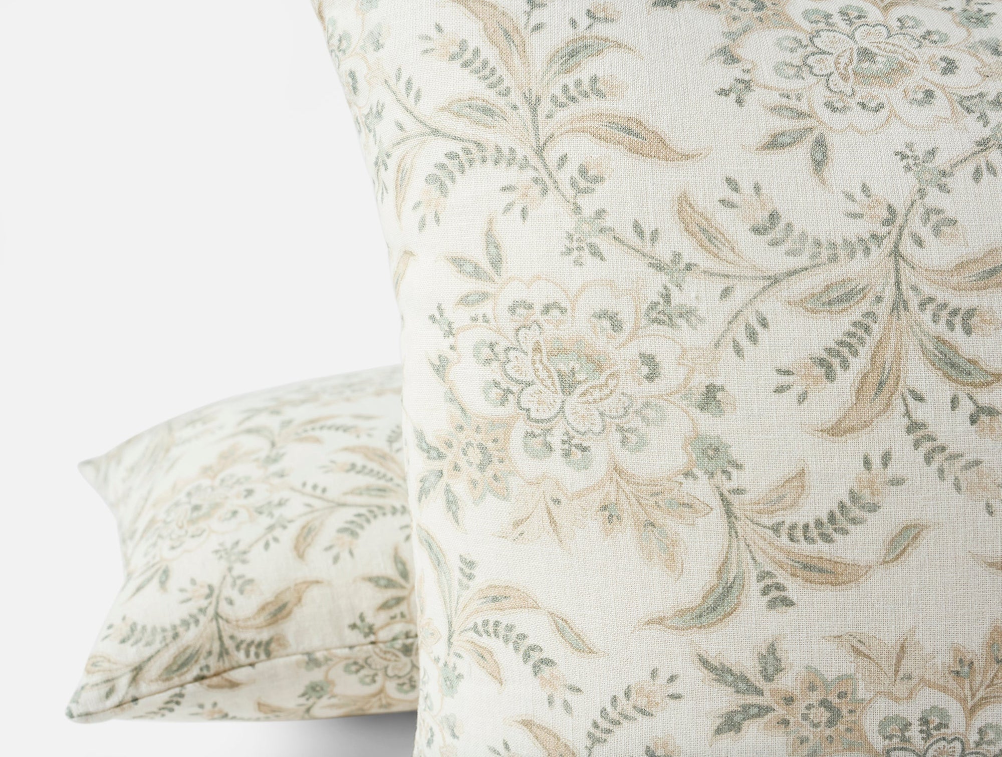 Marguerite Organic Print Decorative Pillow Cover - Coyuchi 