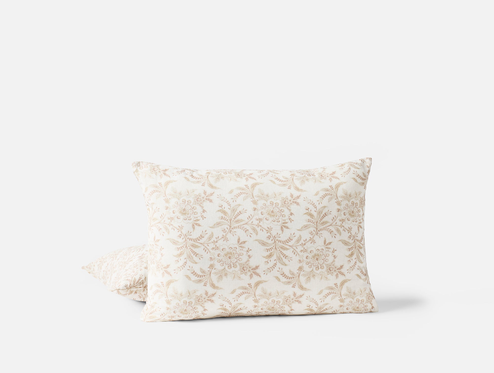 Marguerite Organic Print Decorative Pillow Cover - Coyuchi 