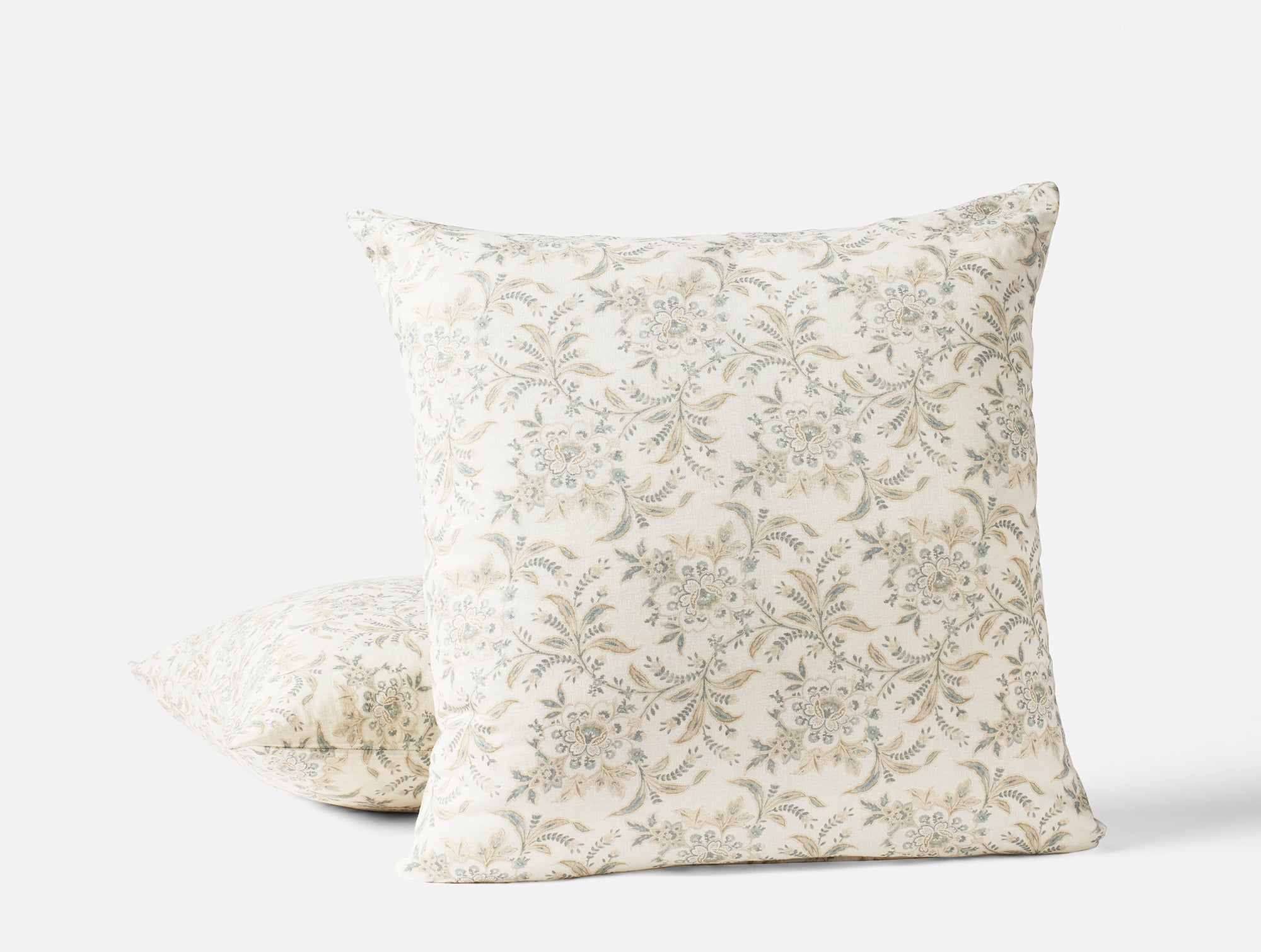 Marguerite Organic Print Decorative Pillow Cover - Coyuchi 