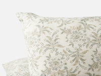 Marguerite Organic Print Decorative Pillow Cover - Coyuchi 