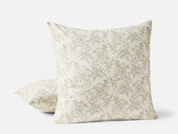 Marguerite Organic Print Decorative Pillow Cover - Coyuchi 