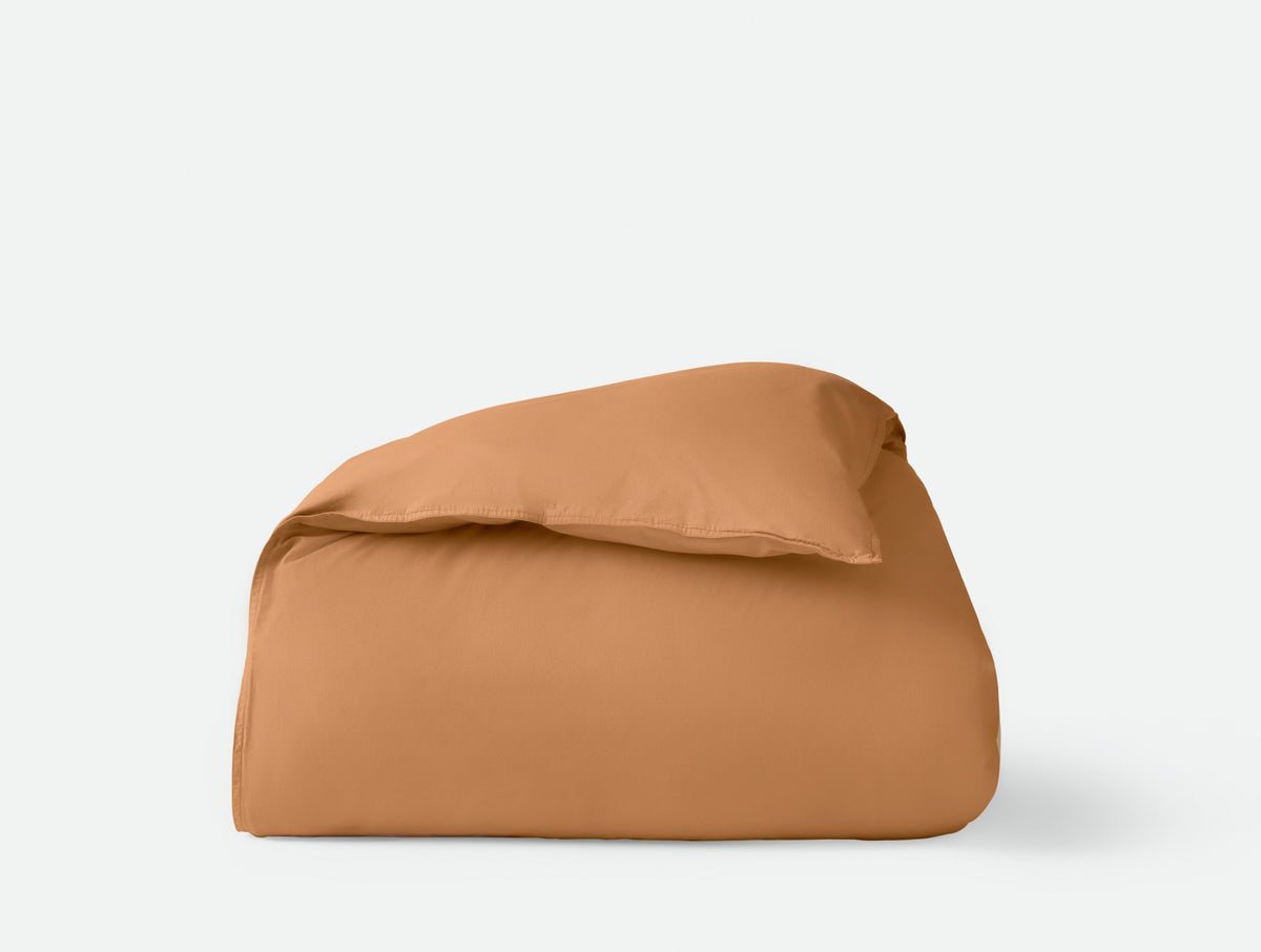 Organic Crinkled Percale™ Duvet Cover
