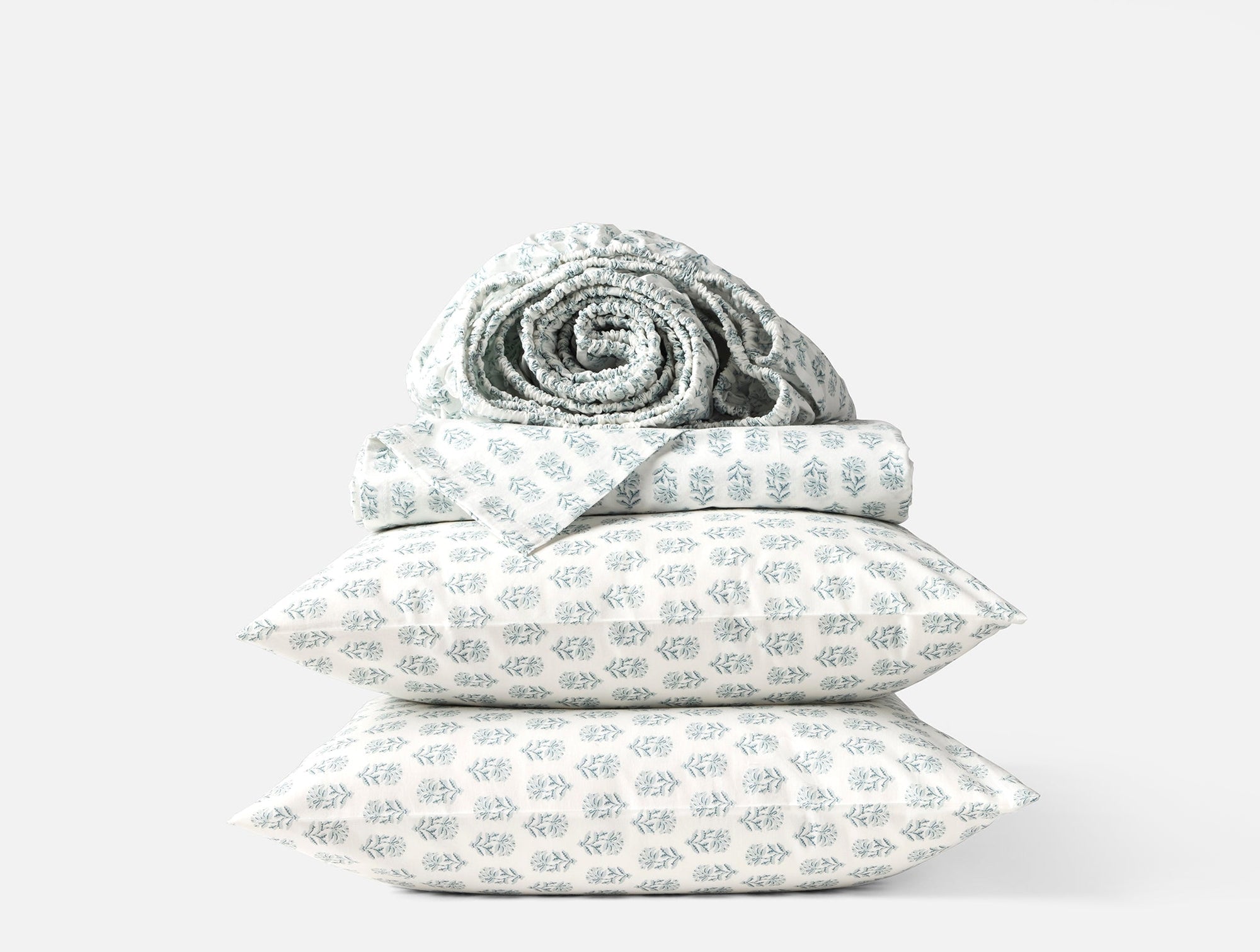 Organic Print Percale Sheet Set - Coyuchi 