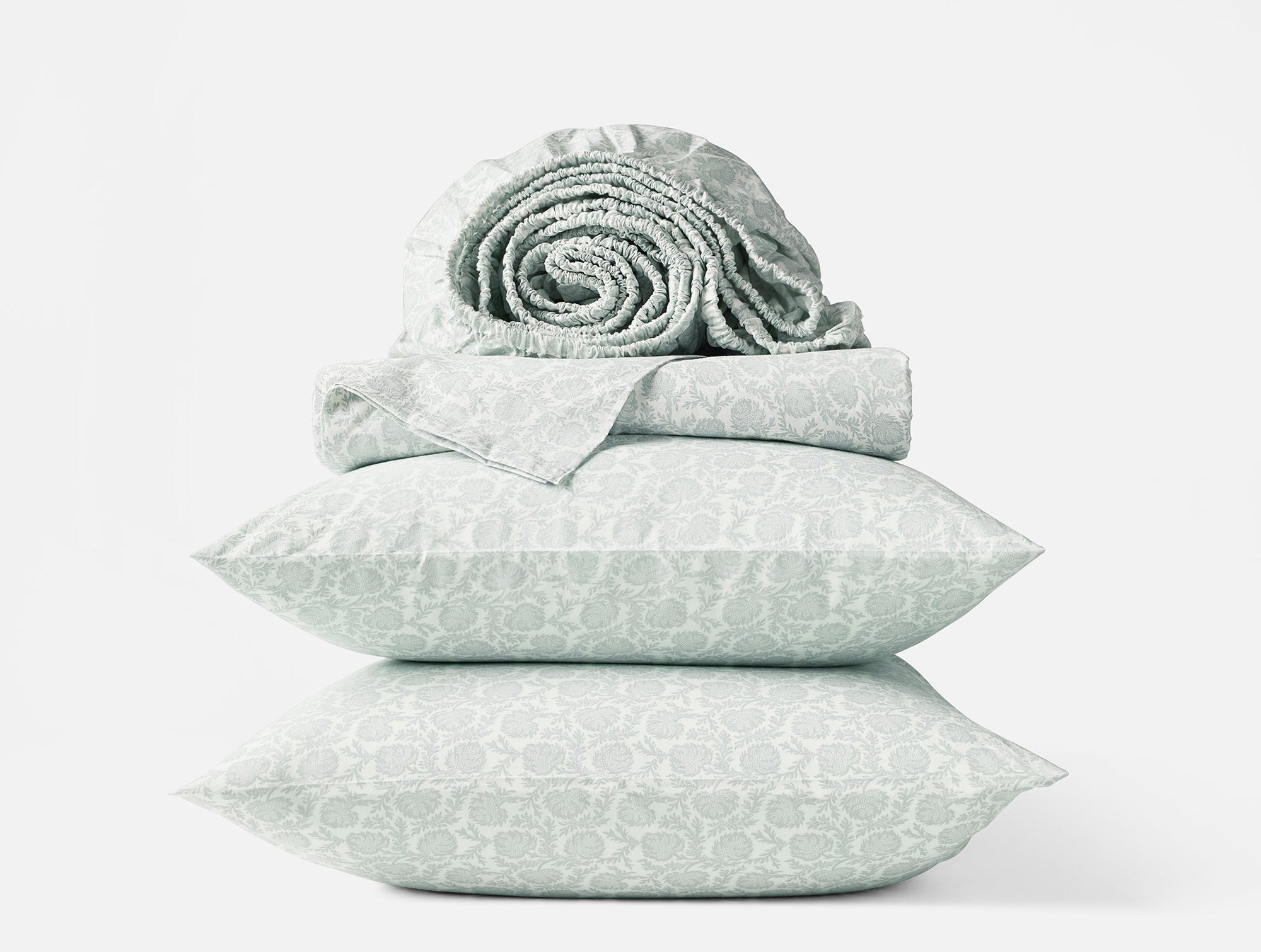 Organic Print Percale Sheet Set - Coyuchi 