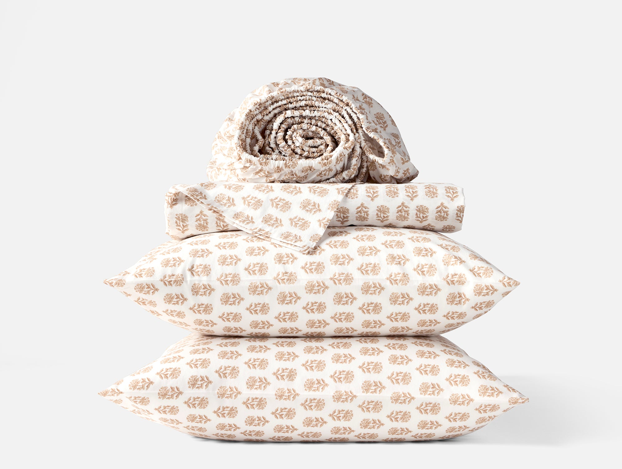 Organic Print Percale Sheet Set - Coyuchi 