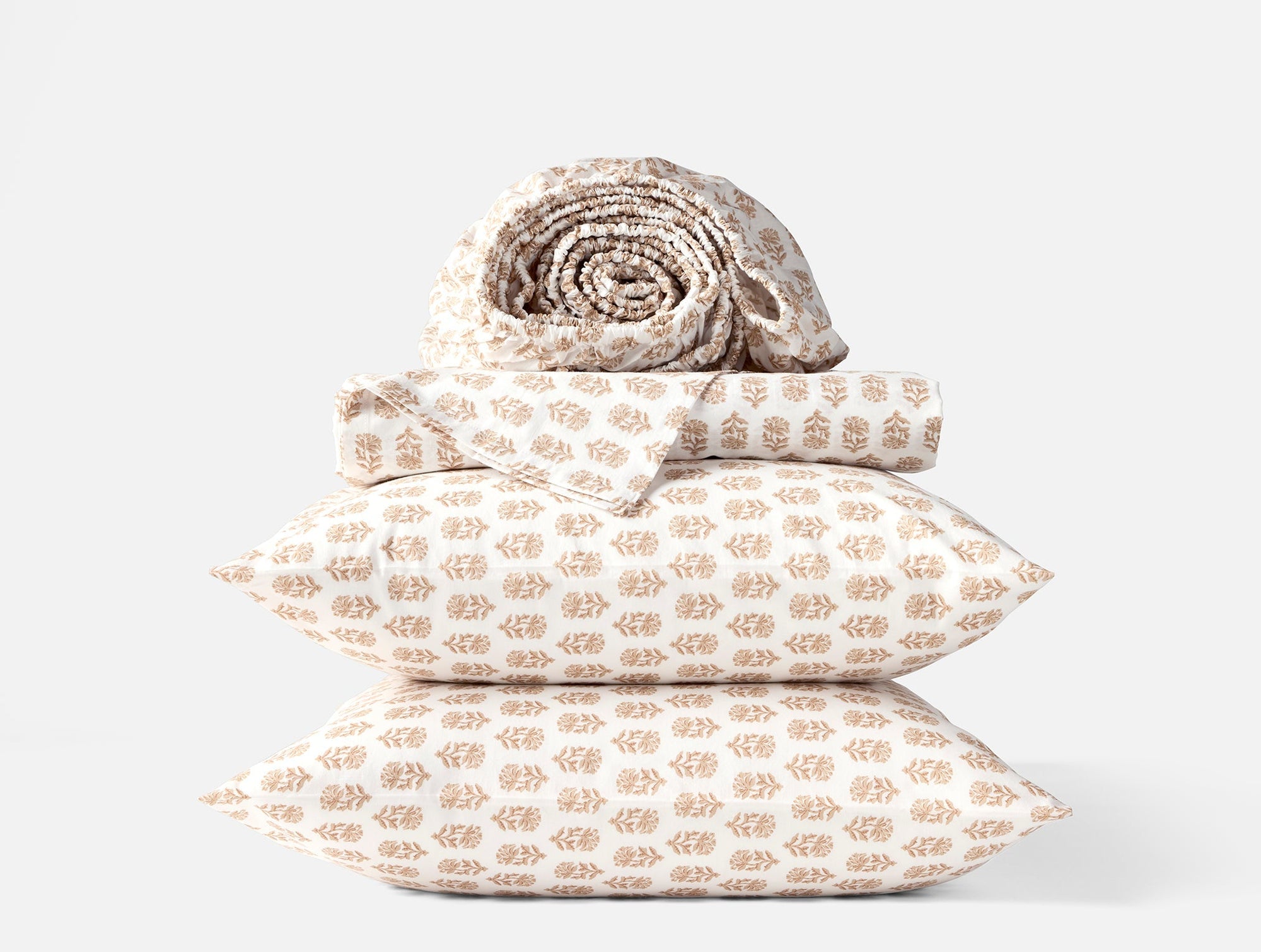 Organic Print Percale Sheet Set - Coyuchi 