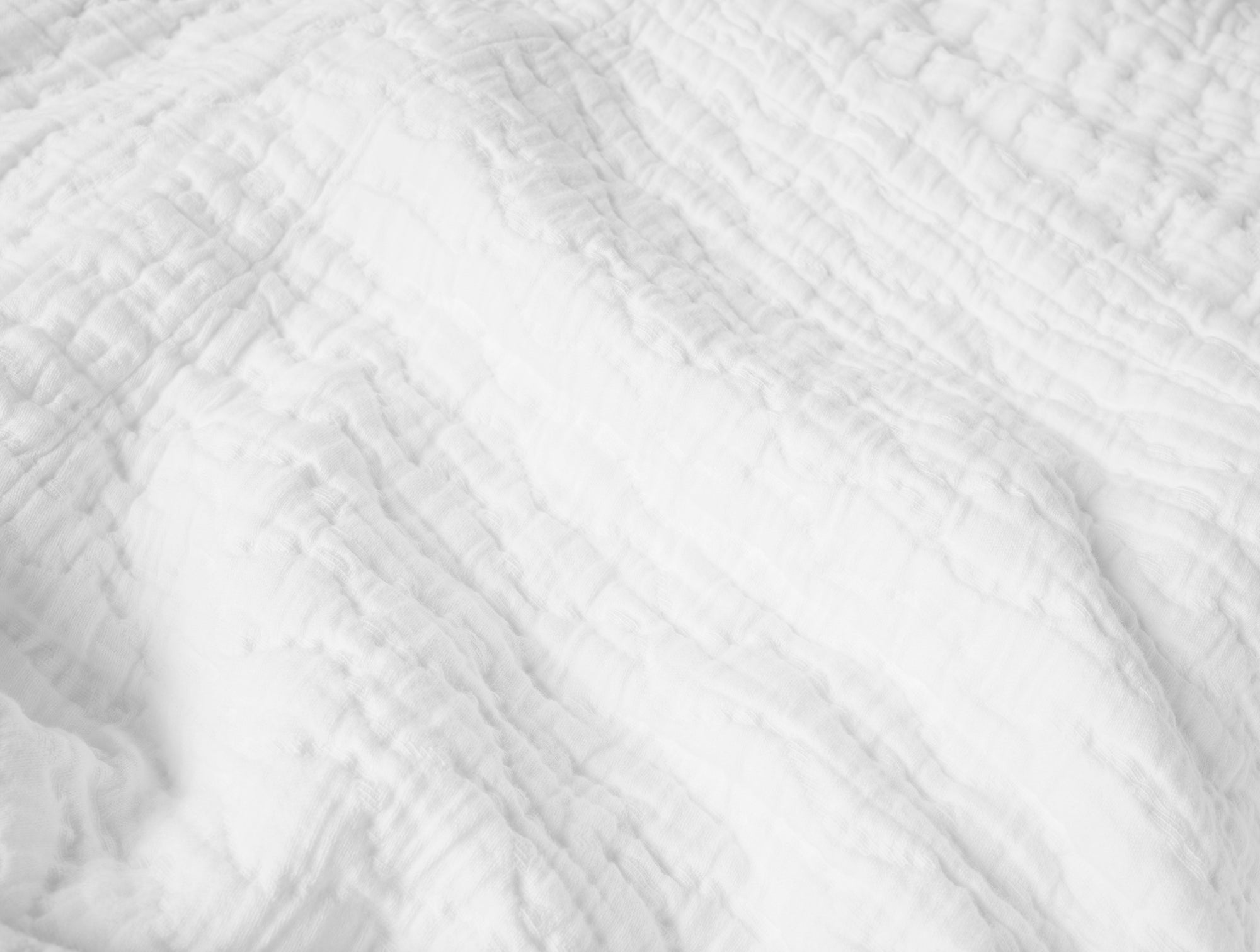 Pescadero Matelasse Organic Blanket - Coyuchi 