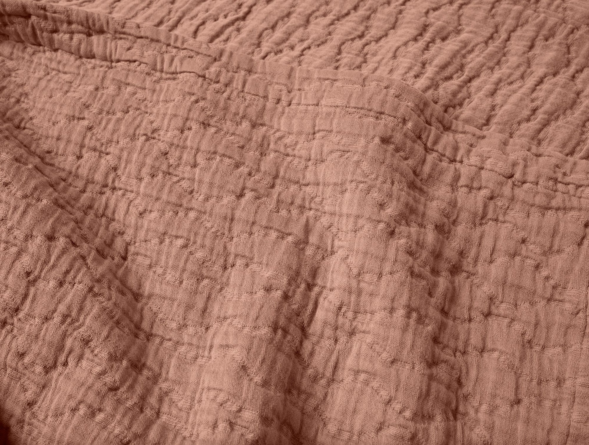 Pescadero Matelasse Organic Blanket - Coyuchi 