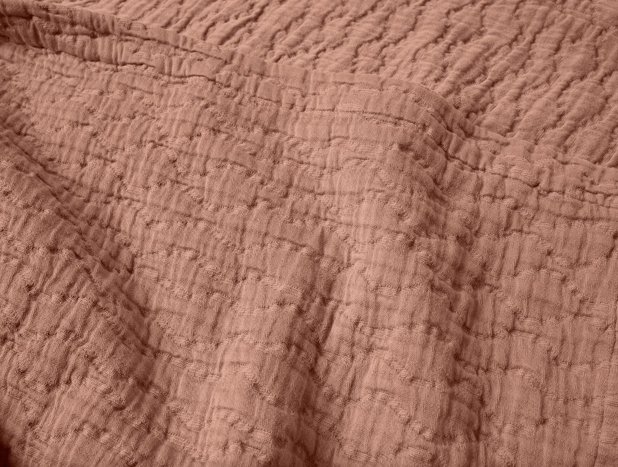 Pescadero Matelasse Organic Blanket - Coyuchi 