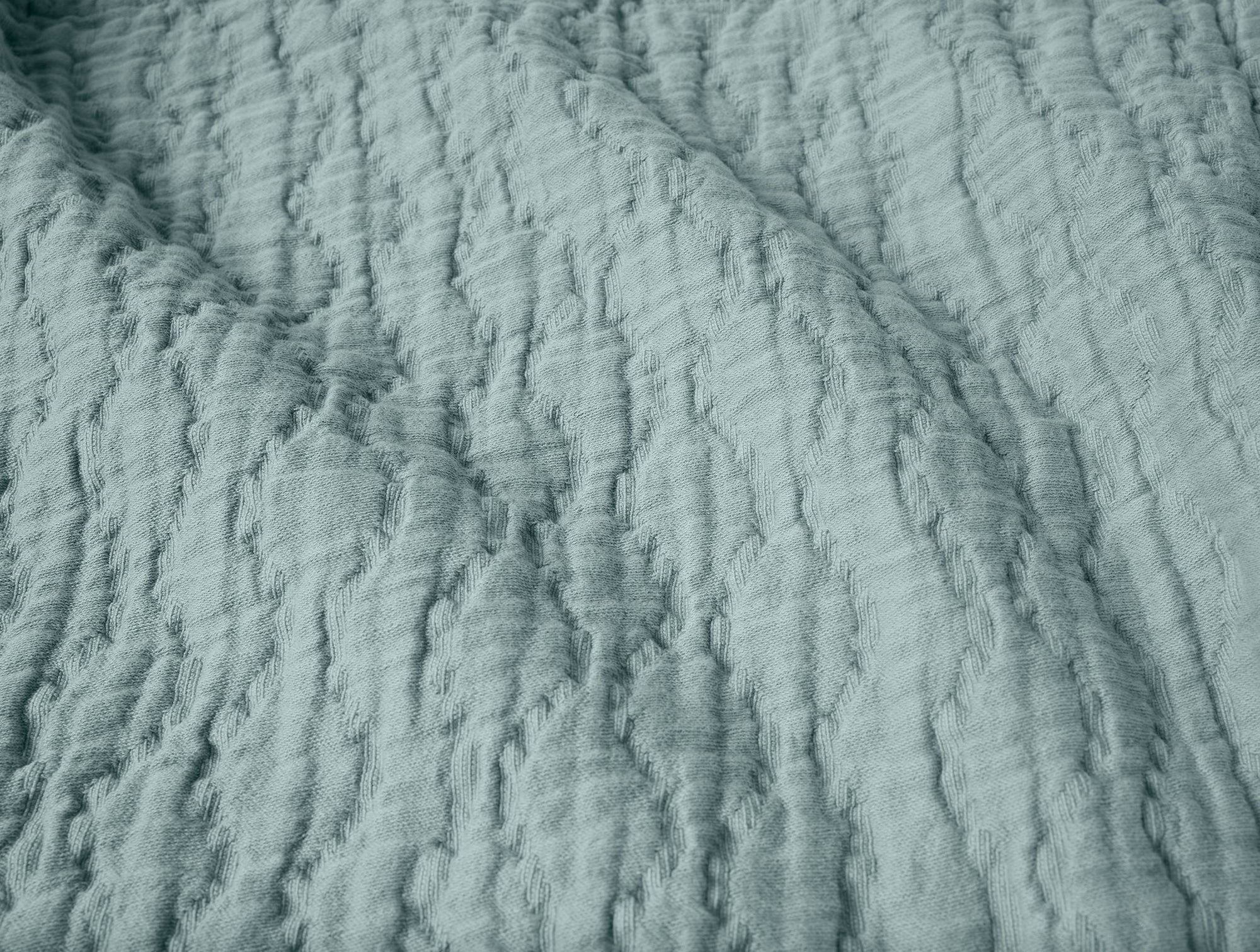 Pescadero Matelasse Organic Blanket - Coyuchi 