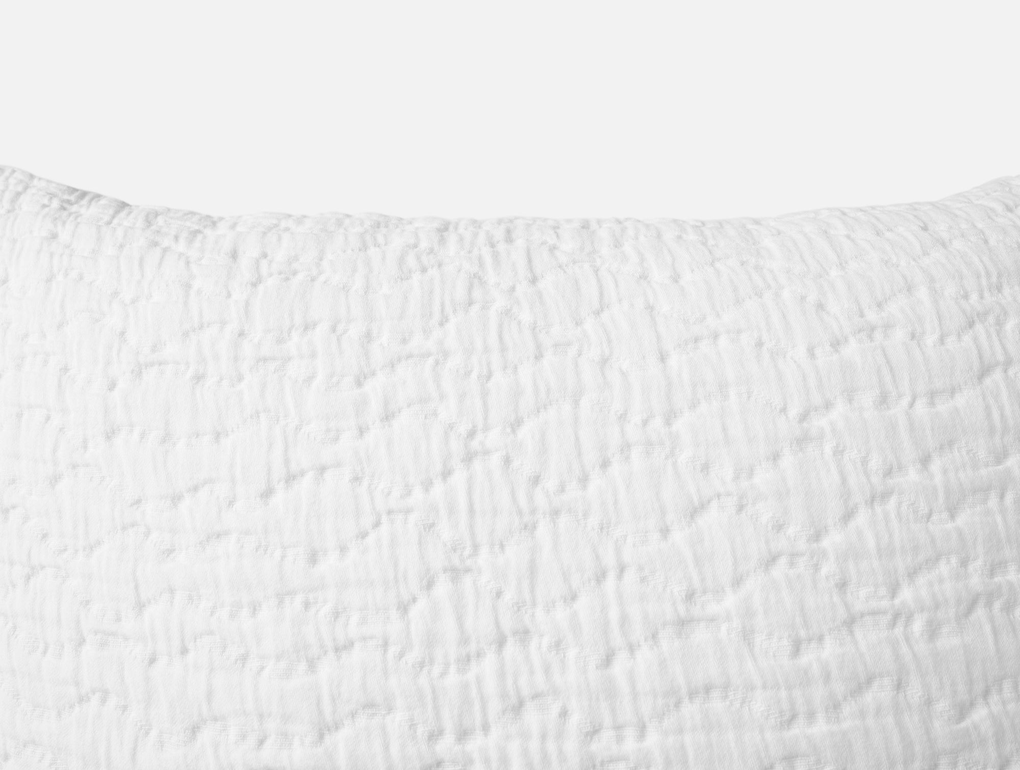 Pescadero Matelasse Organic Sham - Coyuchi 