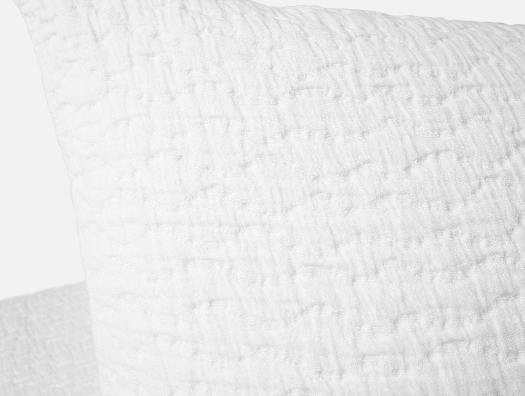 Pescadero Matelasse Organic Sham - Coyuchi 
