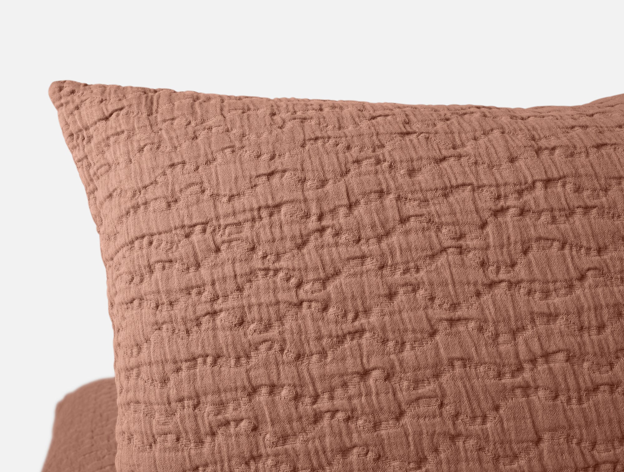 Pescadero Matelasse Organic Sham - Coyuchi 