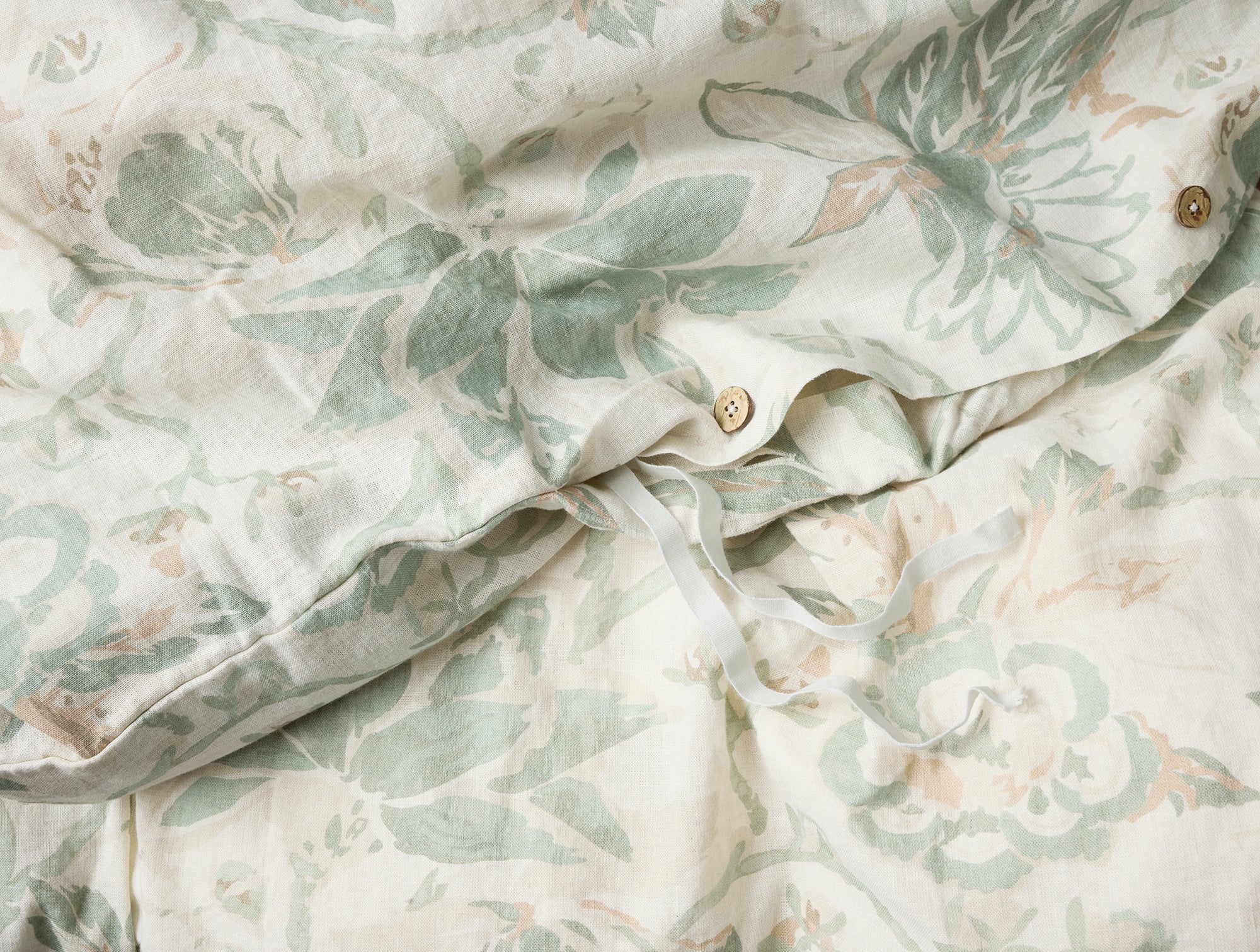 Sea Bloom Print Duvet Cover