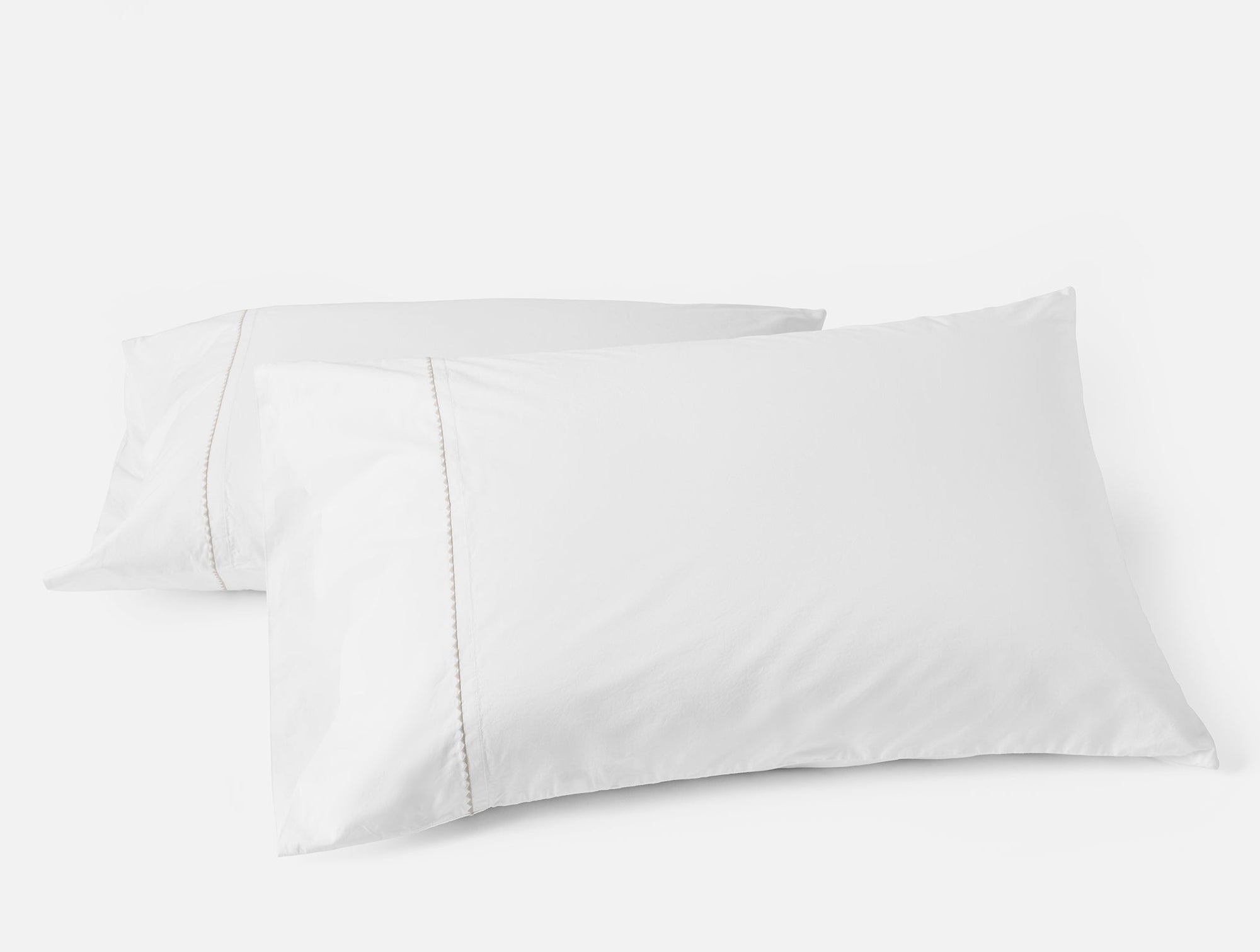Trailing Embroidered Organic Pillowcases - Coyuchi 