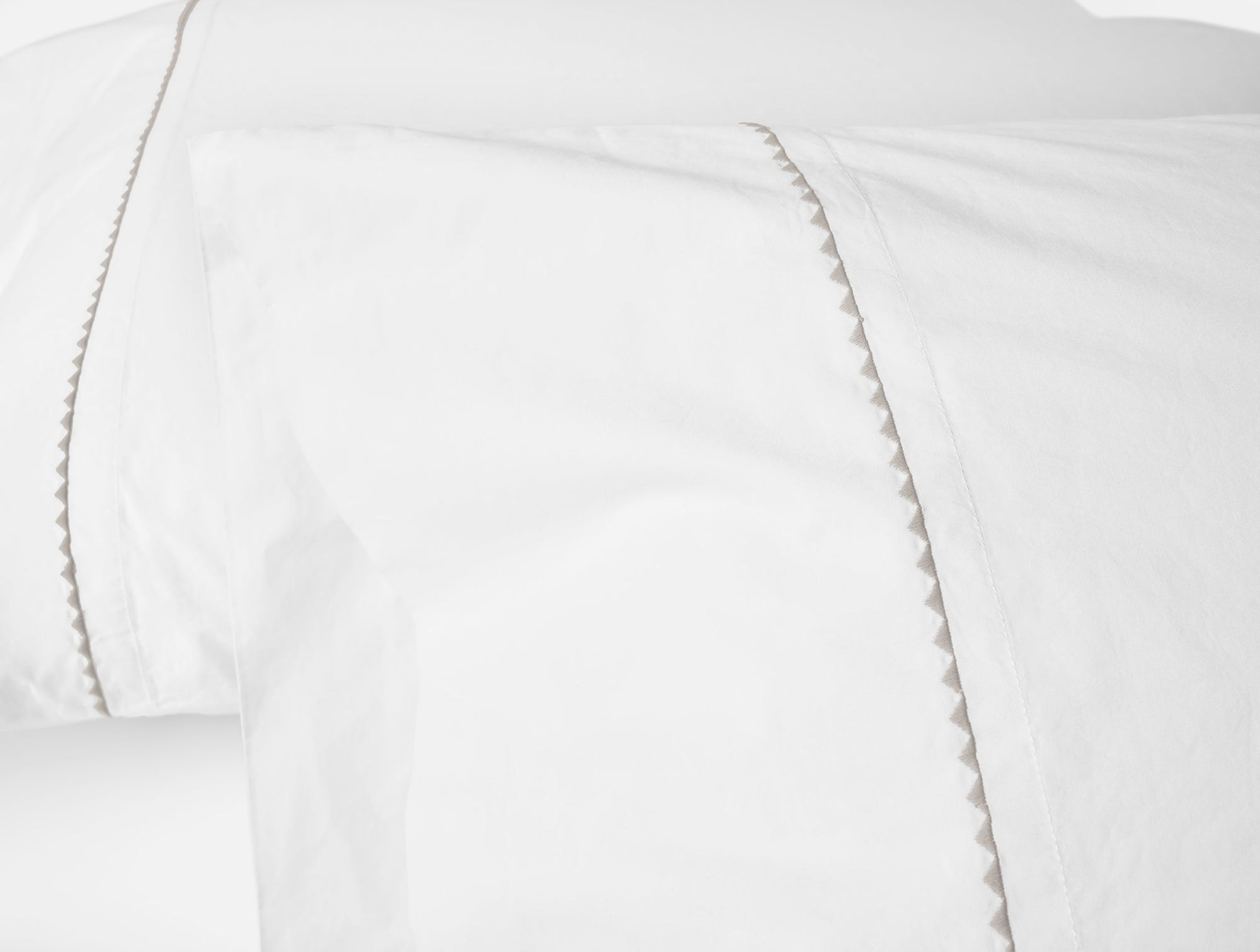 Trailing Embroidered Organic Pillowcases - Coyuchi 