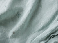 Cambria Embroidered Organic Linen Duvet Cover