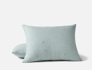 Cambria Embroidered Organic Linen Sham