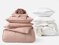 Organic Crinkled Percale Deluxe Bed Bundle