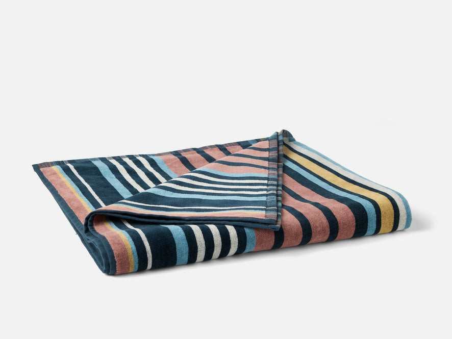 Dawn Stripe Organic Beach Towel