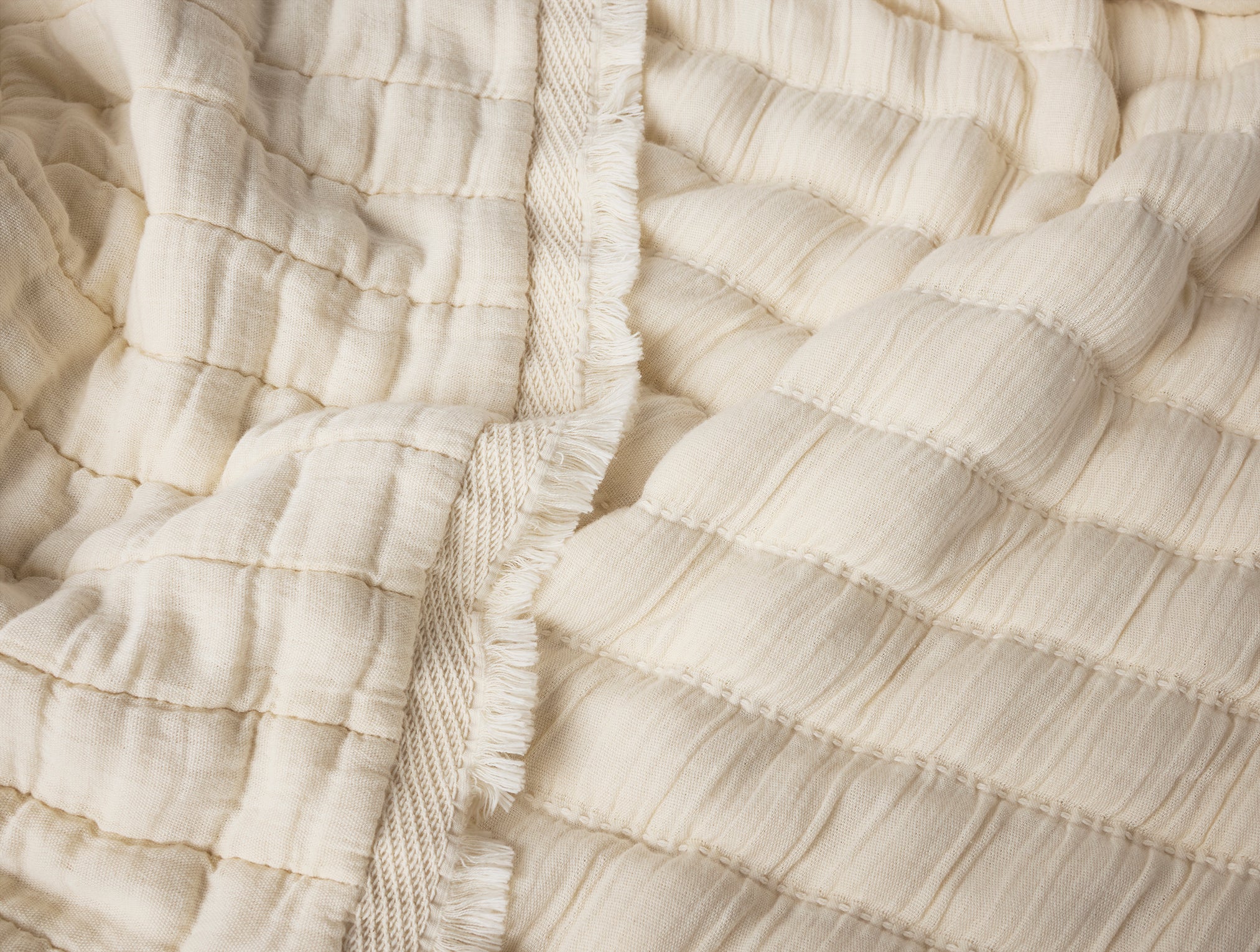 Dreamweight Organic Matelasse Throw - Thumbnail 2