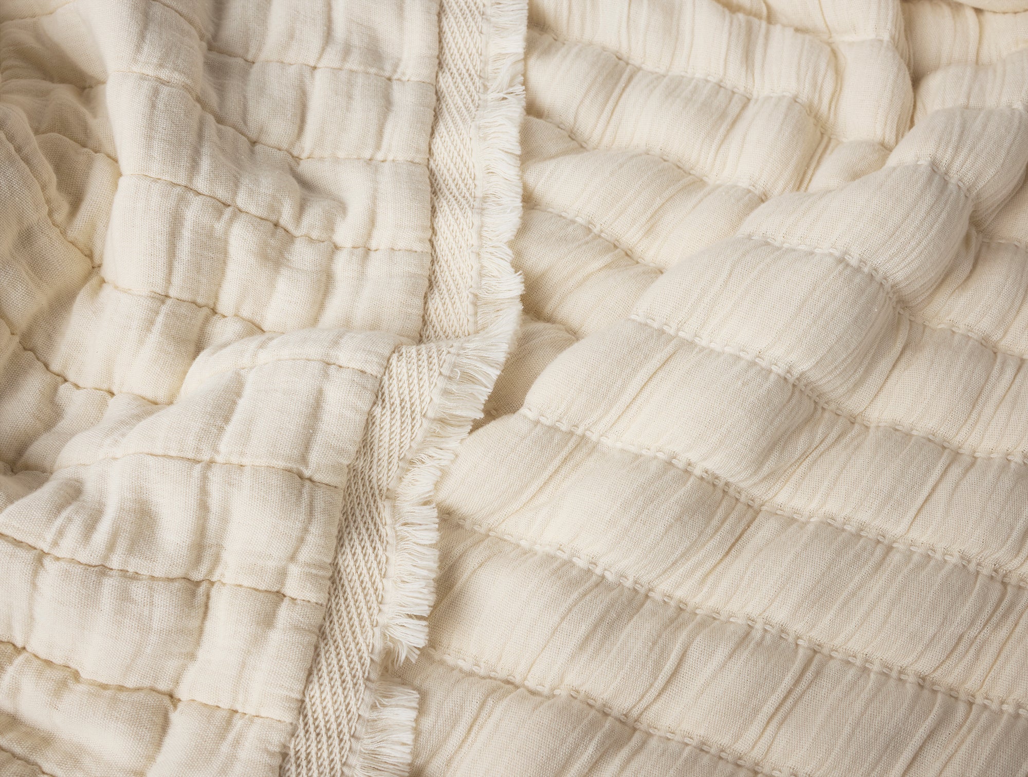 Dreamweight Organic Matelasse Weighted Throw