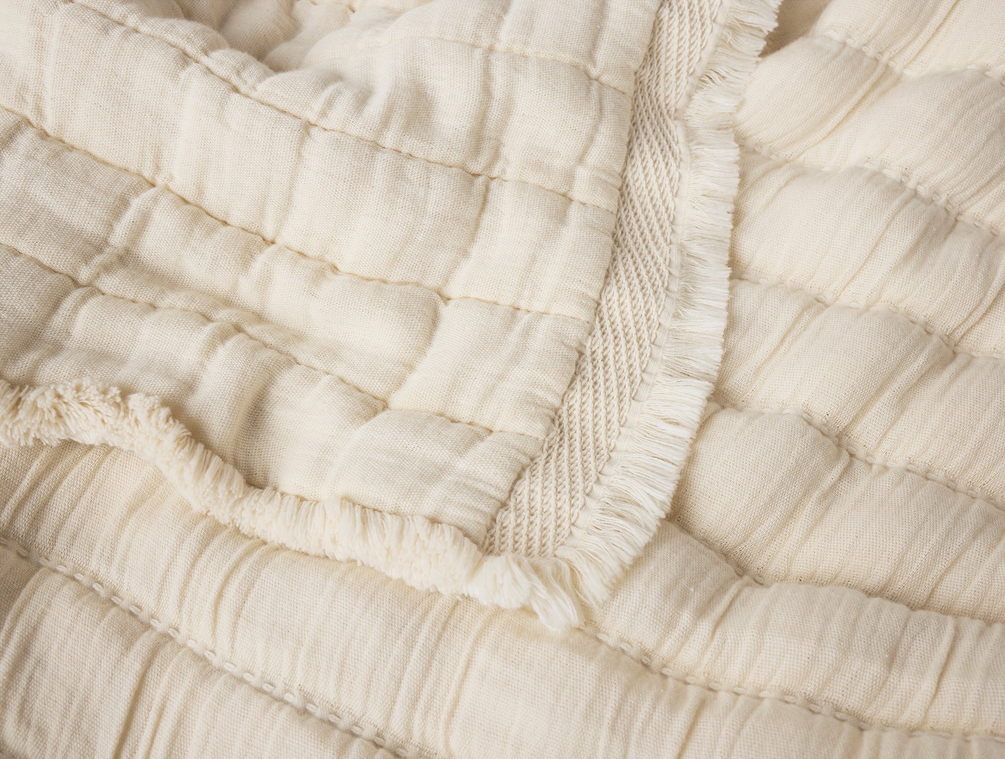 Dreamweight Organic Matelasse Throw - Thumbnail 3