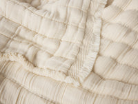 Dreamweight Organic Matelasse Weighted Throw