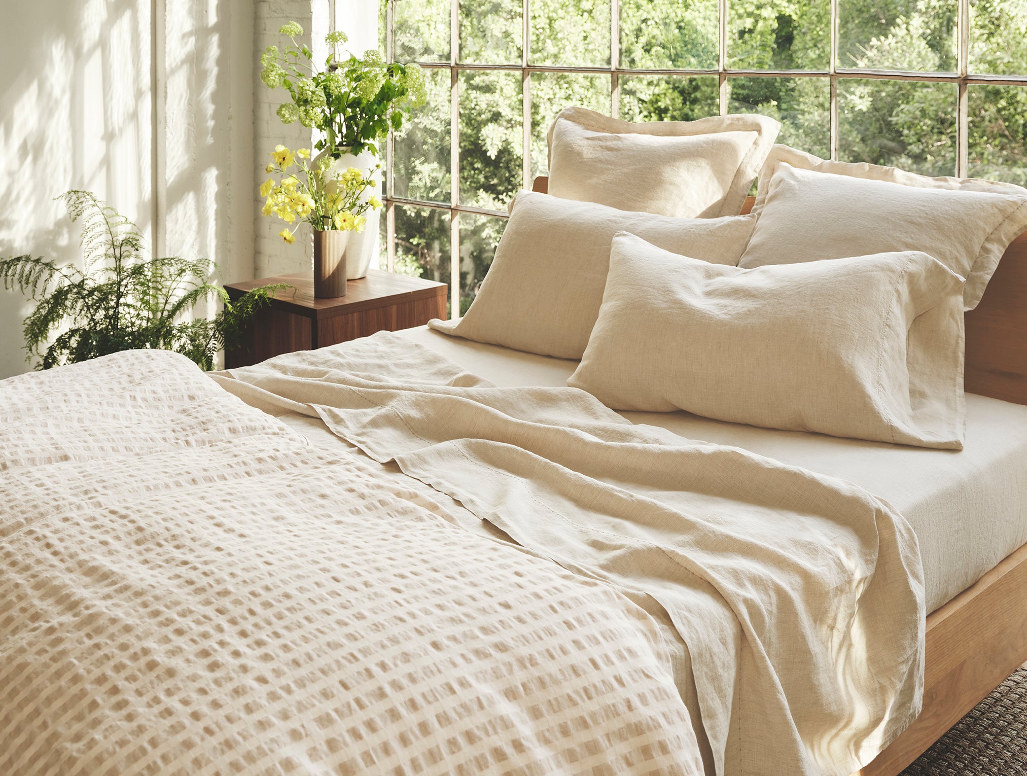 Organic Relaxed Linen Sham – Coyuchi