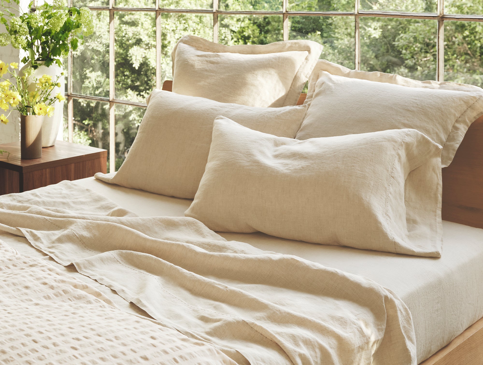 Organic Relaxed Linen Sheet Set - Renewed