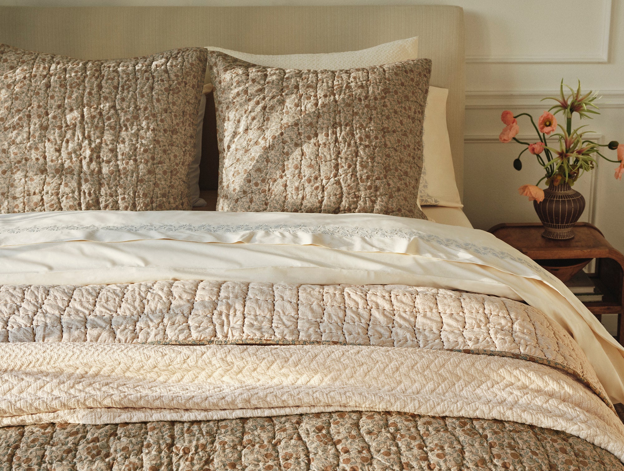 Blossom Handstitched Organic Sham