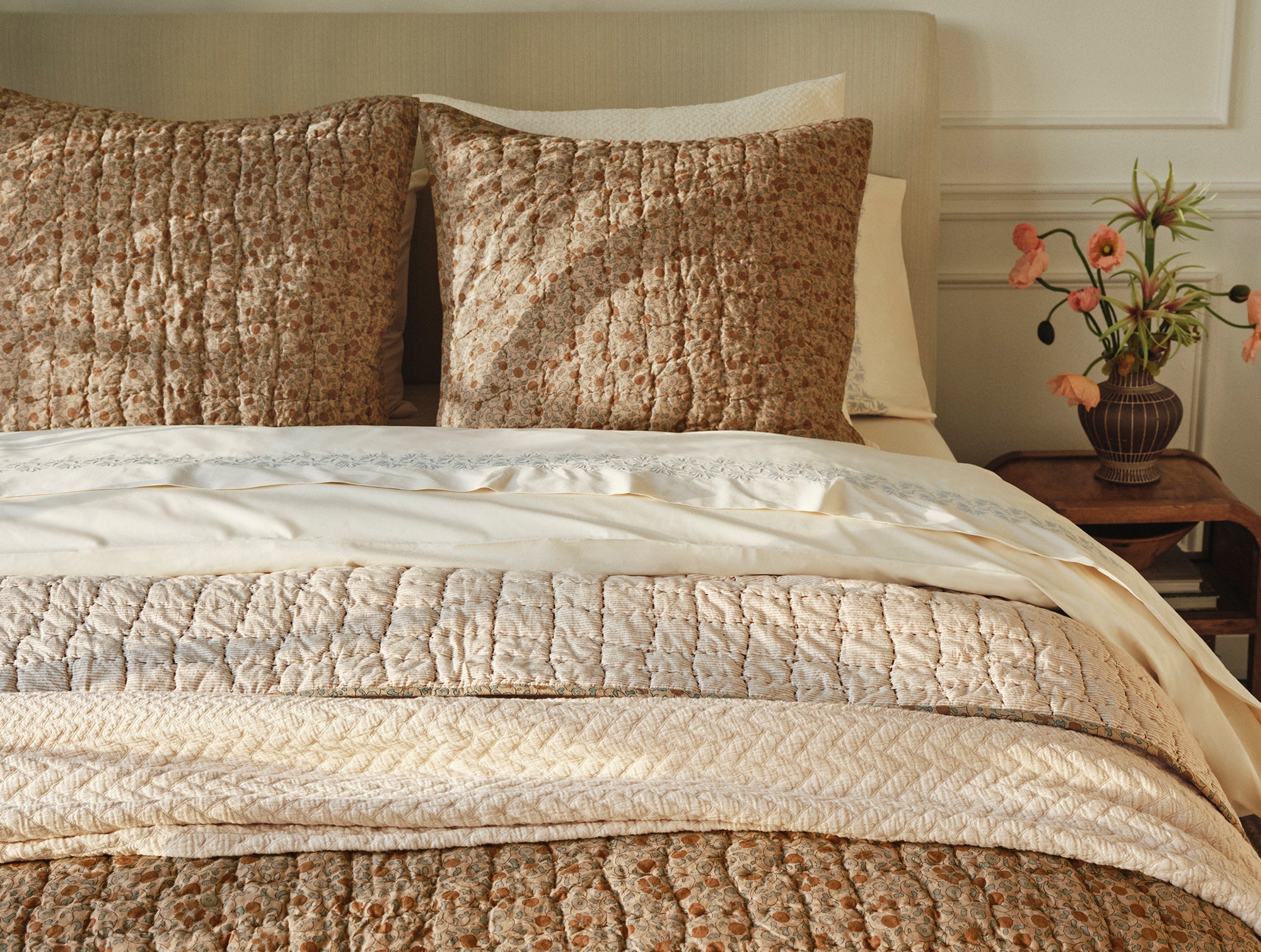 Blossom Handstitched Organic Sham
